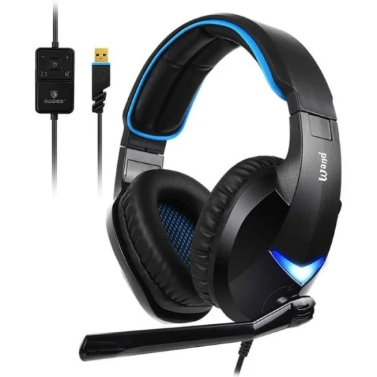 Sades Wand Gaming Headset SA-914 - Black